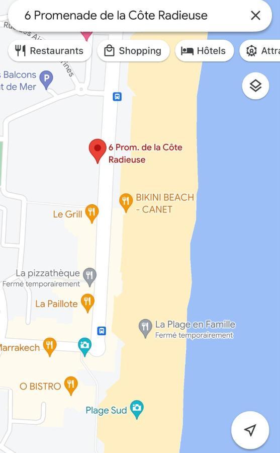 2 Pieces Front De Mer - Residence Soleil Bleu Canet-en-Roussillon Exterior photo